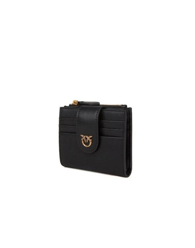 핀코 [해외직구] 26FW 핑코 지갑 103610 A0F1 Z99Q ONESIZE Pinko BLACK 착용컷