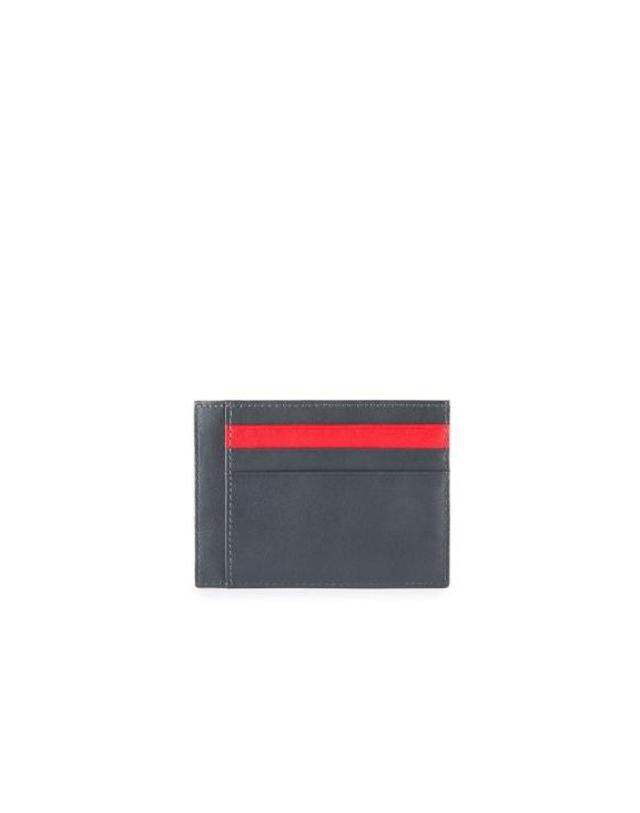 피콰드로 [해외직구] 피콰드로 명함지갑 PP2762UB00R GRN ONESIZE Piquadro GRAY 착용컷