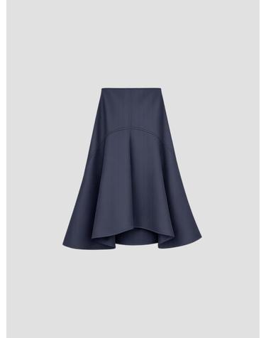 [해외직구] 26FW 플랜씨 미디 스커트 GOCJE62A00TV028 01B97 BLUE BLACK