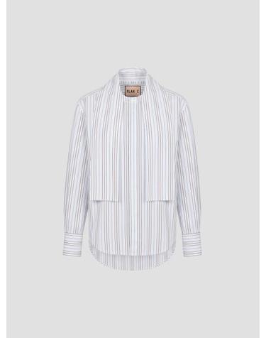 [해외직구] 26FW 플랜씨 셔츠 CMCAF56KB1TC128 RIN11 BLACK BLUE STRPS