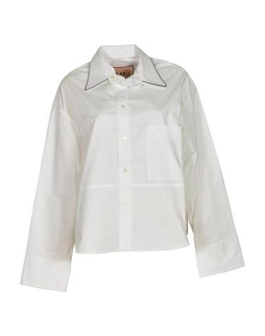 [해외직구] 26SS 플랜씨 블라우스 CMCAH18K01TC12500W01 WHITE