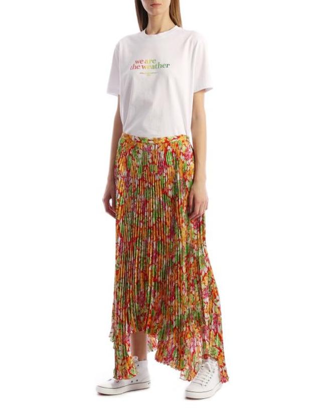 플랜씨 [해외직구] 20SS 플랜씨 롱 스커트 GOCAB05AE0TV009 FIR02 MULTICOLOR 착용컷