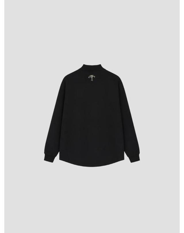 플랜씨 [해외직구] 26FW 플랜씨 후드 티셔츠 FLCJG05SL5TF005 00N99 BLACK 착용컷