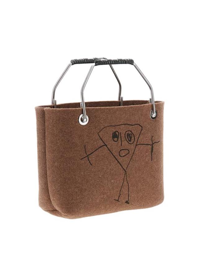 플랜씨 [해외직구] 26FW 플랜씨 토트백 SHCBH12S11TW05800M61 Brown 착용컷