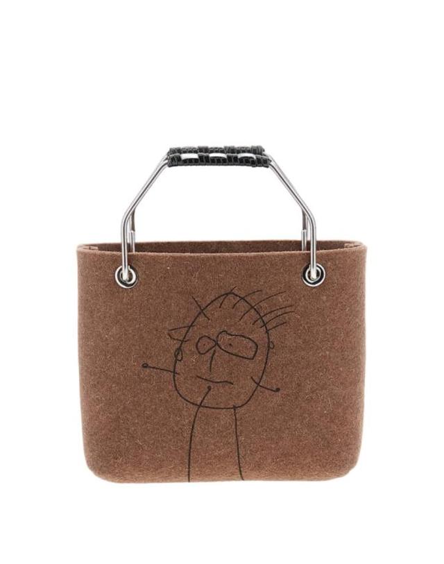 플랜씨 [해외직구] 26FW 플랜씨 토트백 SHCBH12S11TW05800M61 Brown 착용컷