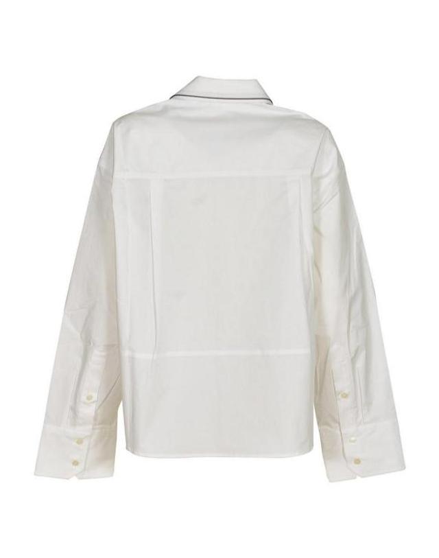 플랜씨 [해외직구] 26SS 플랜씨 블라우스 CMCAH18K01TC12500W01 WHITE 착용컷