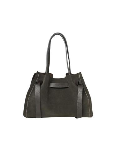 [해외직구] 26FW 플리니오 비조나 토트백 24731 EBONY BROWN