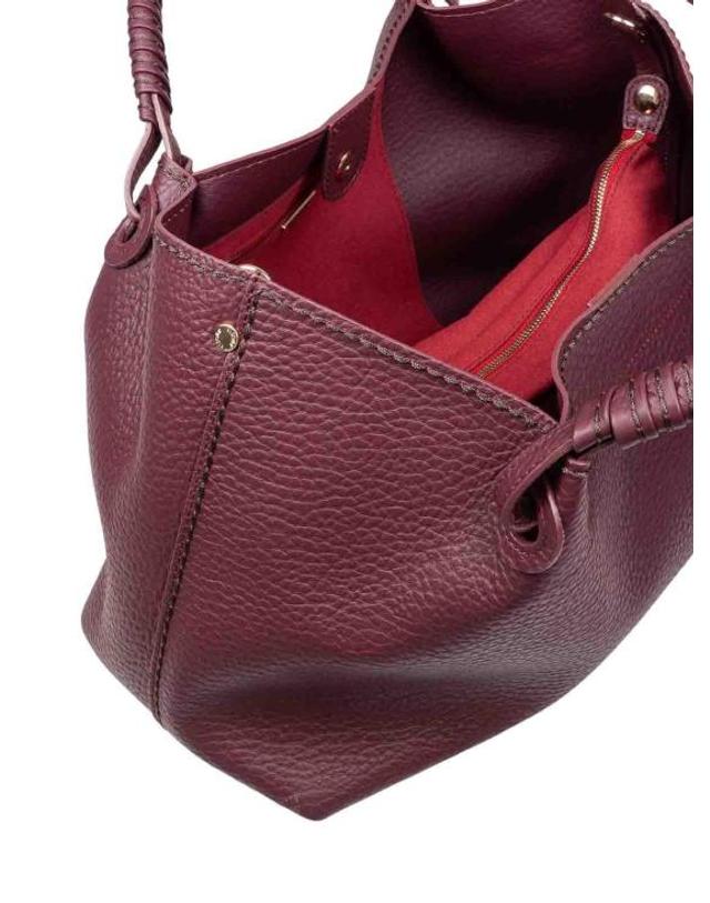 플리니오비조나 [해외직구] 26FW 플리니오 비조나 크로스백 24722BORDEAUX Dark Red 착용컷
