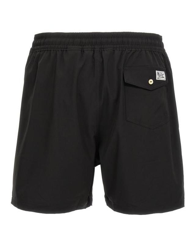 폴로 랄프로렌 [해외직구] 26FW 랄프 로렌 스윔팬츠 710907255002 Black 착용컷