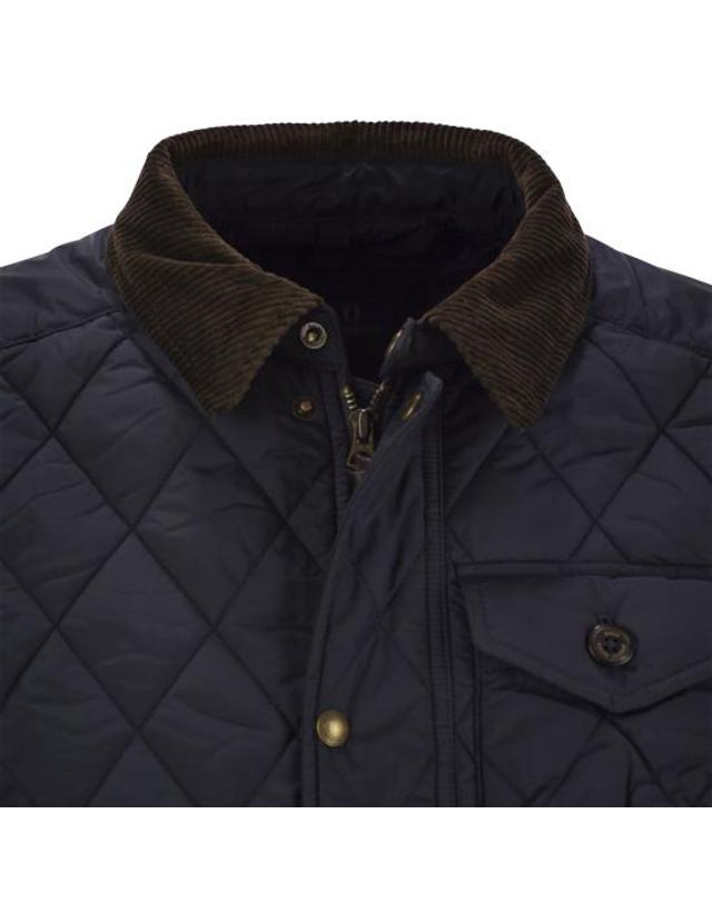 폴로 랄프로렌 [해외직구] 25SS 폴로 랄프로렌 발수 퀼트 재킷 710847071 NAVY BLUE 착용컷
