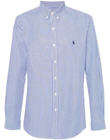 [해외직구] 25SS 폴로 랄프로렌 긴팔 셔츠 710 928254 008 096 BLUE WHITE BENGAL STRIPE