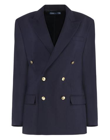 [해외직구] 25SS 폴로 랄프로렌 더블 브레스트 스트레치 울 블레이저 211952717 001 blue