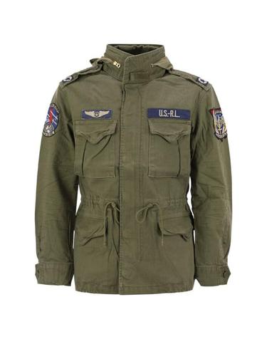 [해외직구] 25SS 폴로 랄프로렌 로고 아이코닉 밀리터리 자켓 710961616 001 OLIVE