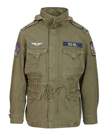[해외직구] 26FW 폴로 랄프로렌 로고 아이코닉 밀리터리 자켓 710961616001 GREEN