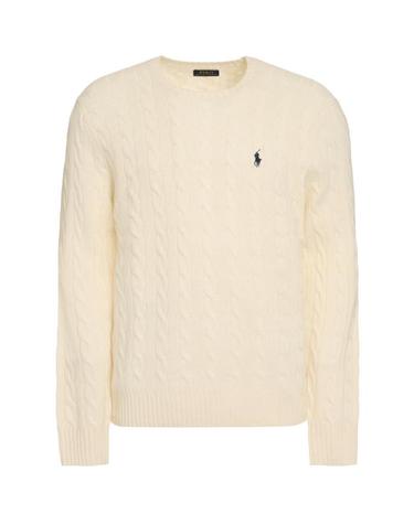 [해외직구] 23FW 폴로 랄프로렌 케이블 니트 스웨터 710876762 010 CREAM