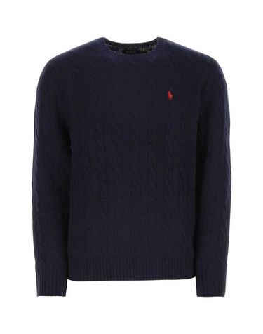 [해외직구] 23FW 폴로 랄프로렌 케이블 니트 스웨터 710876762 002 NAVY