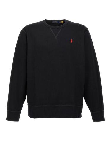 [해외직구] 26FW 폴로 랄프로렌 포니 로고 자수 맨투맨 710766772001 Black