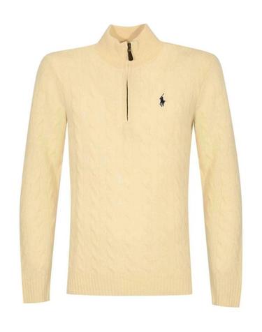 [해외직구] 26FW 폴로 랄프로렌 포니 자수 케이블 니트 점퍼 710876766001 BEIGE