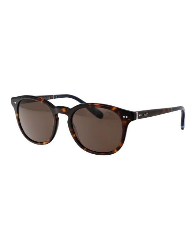 폴로 랄프로렌 [해외직구] 25SS 폴로 랄프로렌 선글라스 0PH4206 500373 SHINY DARK HAVANA 착용컷