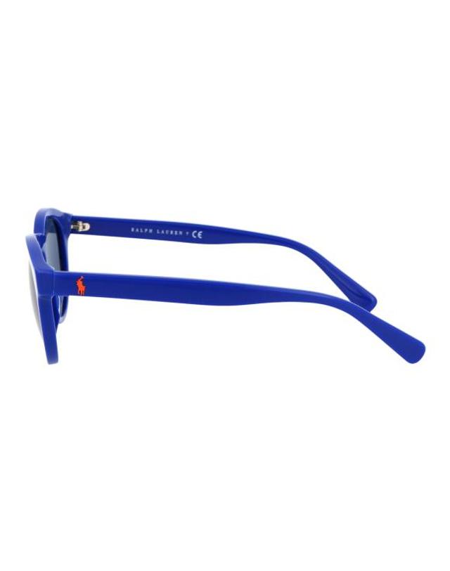 폴로 랄프로렌 [해외직구] 25SS 폴로 랄프로렌 선글라스 0PH4184 523580 SHINY ROYAL BLUE 착용컷