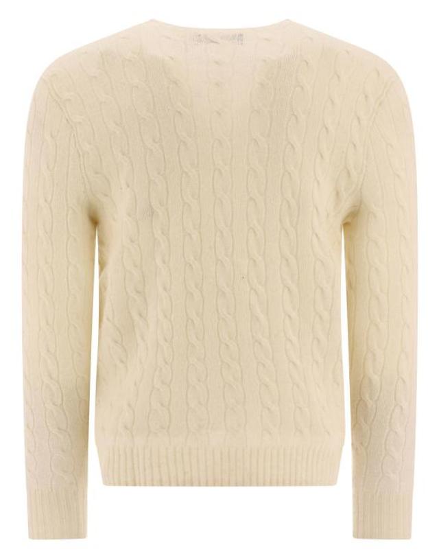폴로 랄프로렌 [해외직구] 25FW 폴로 랄프로렌 케이블 니트 스웨터 710876762010ANDOVER CREAM White 착용컷