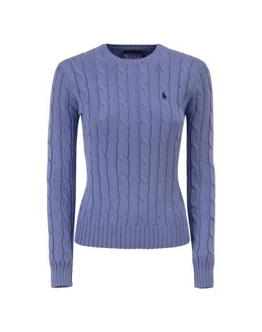 [해외직구] 26SS 폴로 랄프로렌 포니 로고 피마코튼 케이블 니트 스웨터 211971869 LIGHT BLUE