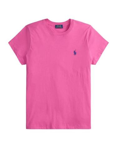 [해외직구] 26SS 폴로 랄프로렌 클래식 핏 포니 로고 자수 티셔츠 211B14605 018 FUCHSIA