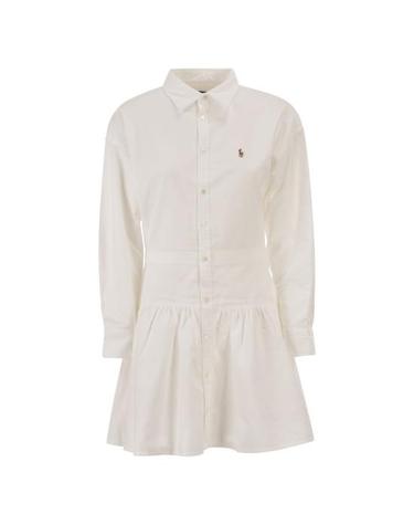 [해외직구] 26SS 폴로 랄프로렌 미디 원피스 211B22755 WHITE