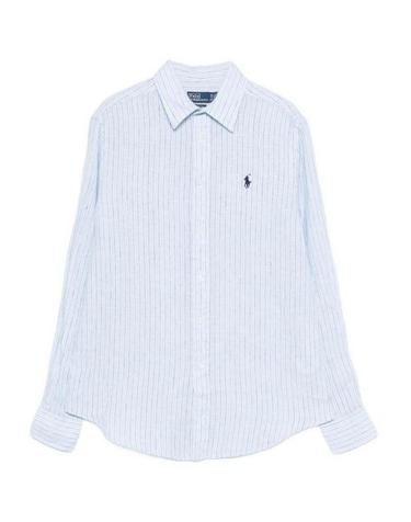 [해외직구] 26SS 폴로 랄프로렌 포니 자수 리넨 셔츠 (211970730009) 211970730503 BLUE