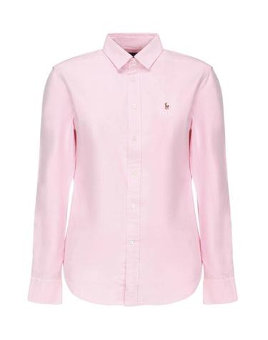 [해외직구] 26SS 폴로 랄프로렌 포니 로고 옥스포드 셔츠 211891377098 002 PINK PURPLE