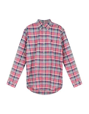 [해외직구] 25FW 폴로 랄프로렌 커스텀 핏 체크 셔츠 710922273006 Blue