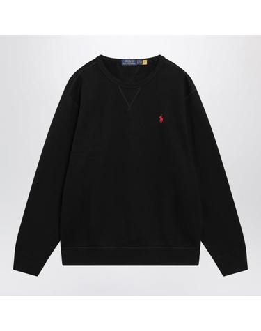 [해외직구] 26FW 폴로 랄프로렌 포니 로고 자수 맨투맨 710766772001UCO Black