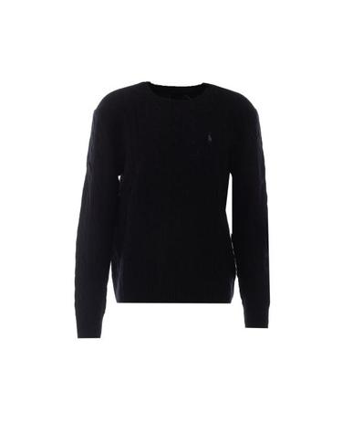 [해외직구] 26FW 폴로 랄프로렌 케이블 니트 스웨터 710876762001 POLO BLACK