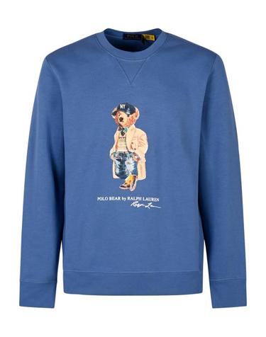[해외직구] 26FW 폴로 랄프로렌 긴팔 티셔츠 710B27073 001 BASTILLE BLUE HRTG BR