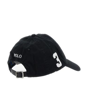 [해외직구] 26FW 폴로 랄프로렌 로고 자수 코튼 볼캡 710673584015 Black