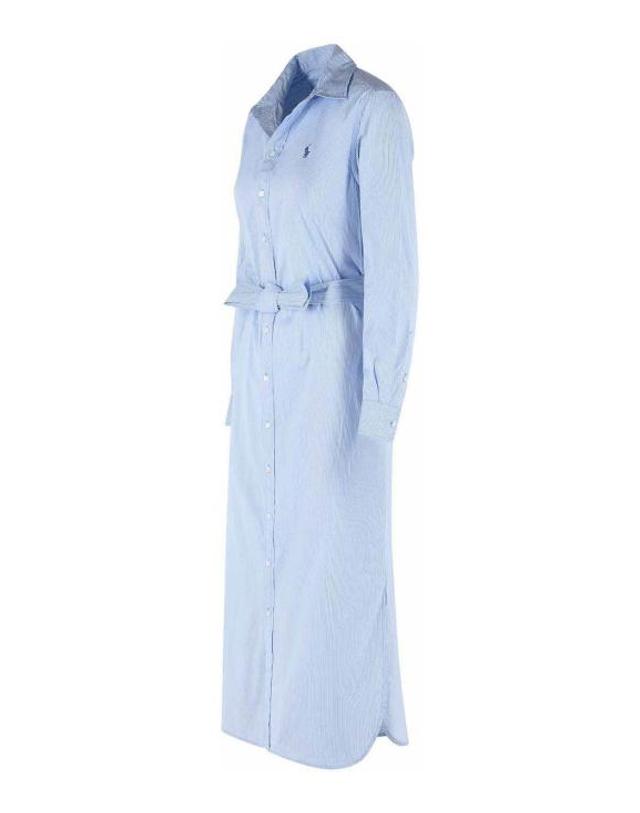 폴로 랄프로렌 [해외직구] 26SS 폴로 랄프로렌 롱 원피스 211A96362001 Light Blue 착용컷