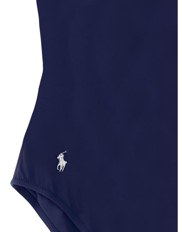 폴로 랄프로렌 [해외직구] 26SS 폴로 랄프로렌 원피스 수영복 21655310DARKNAVY Blue 착용컷