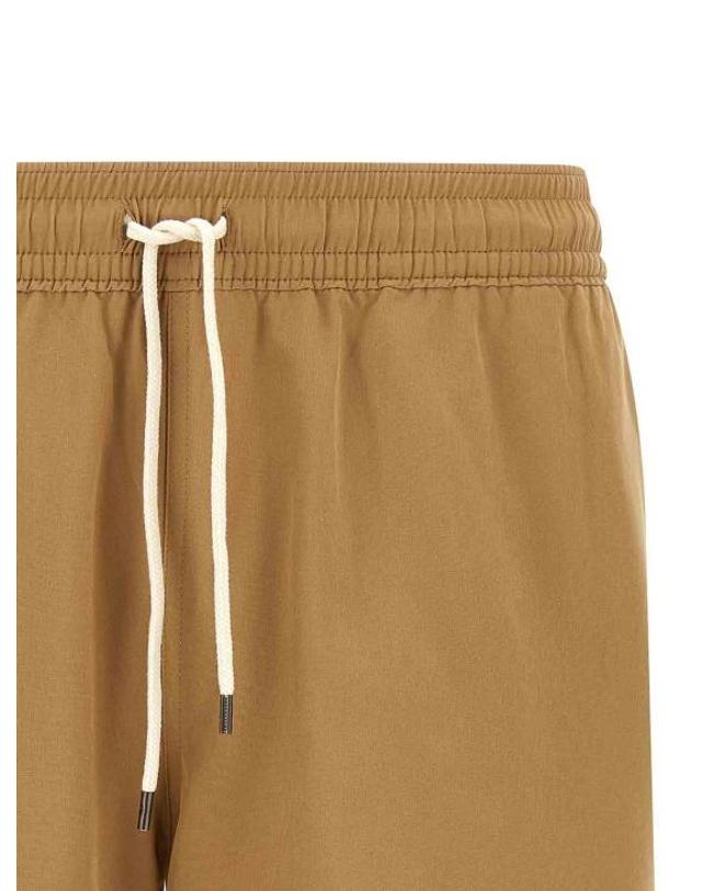 폴로 랄프로렌 [해외직구] 폴로 랄프로렌 포니 자수 스윔 쇼츠 710957782502 Beige 착용컷