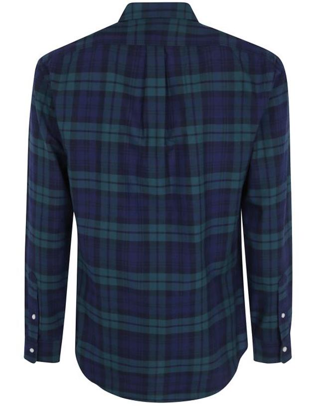 폴로 랄프로렌 [해외직구] 26FW 폴로 랄프로렌 긴팔 셔츠 710 B30 255 001 NAVY GREEN MULTI 착용컷
