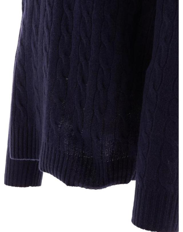 폴로 랄프로렌 [해외직구] 26FW 폴로 랄프로렌 케이블 니트 스웨터 710876762002HUNTERNAVY BLUE 착용컷