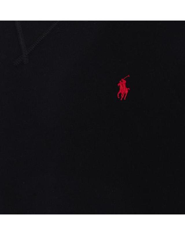 폴로 랄프로렌 [해외직구] 26FW 폴로 랄프로렌 포니 로고 자수 맨투맨 710766772001 POLO BLACK 착용컷
