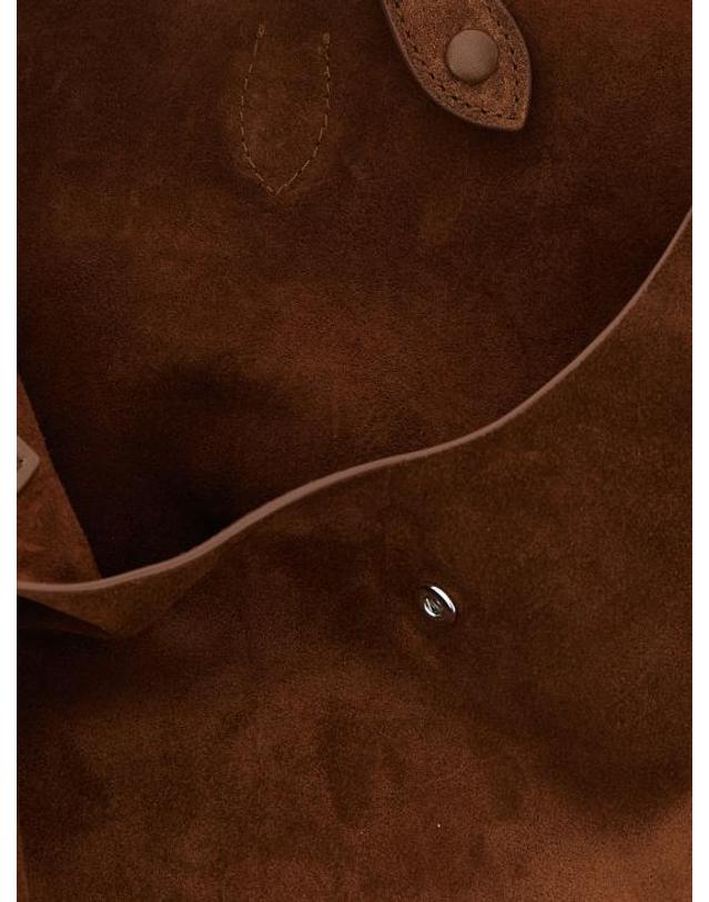 폴로 랄프로렌 [해외직구] 26FW 폴로 랄프로렌 토트백 428P23824002 Brown 착용컷