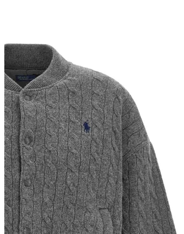 폴로 랄프로렌 [해외직구] 26FW 폴로 랄프로렌 봄버 자켓 211B30888001 GREY 착용컷