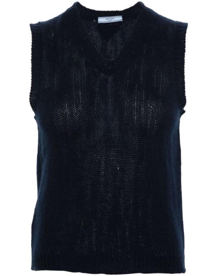 PRADA [해외] 25SS 프라다 베스트 P29A96SOOO14KD F0008 BLEU