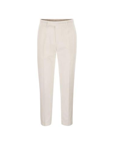 [해외직구] 25FW 피티토리노 스트레이트 팬츠 CORSZ1Z00FWD WHITE