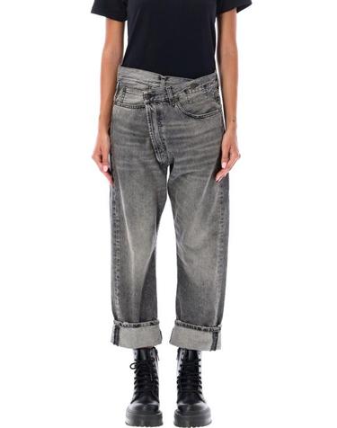 [해외직구] 26SS 알13 KELLY 캘리 크로스오버 데님 팬츠 R13W2048549A 134 LEYTON BLACK