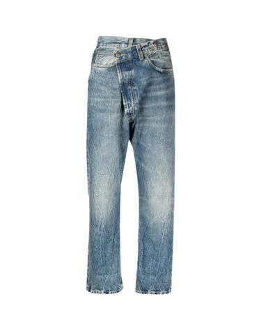 [해외직구] 26FW 알13 KELLY 캘리 크로스오버 데님 팬츠 R13W2048 734 KELLY BLUE