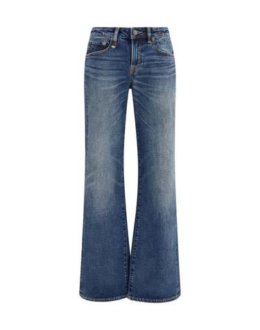 [해외직구] 26FW 알13 스트레이트 팬츠 R13WD220D275A MIRE BLUE STRETCH