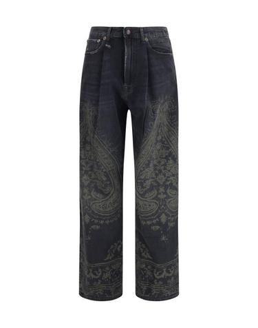 [해외직구] 26SS 알13 스트레이트 팬츠 R13W3147D441B BAROQUE BLACK