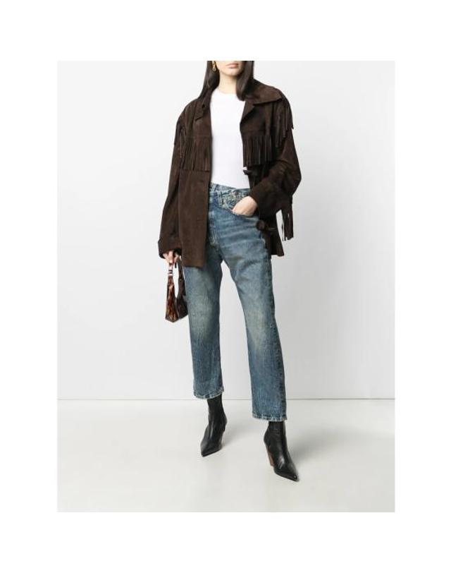 알13 [해외직구] 26FW 알13 KELLY 캘리 크로스오버 데님 팬츠 R13W2048 734 KELLY BLUE 착용컷